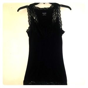 Black lace Massimo tank